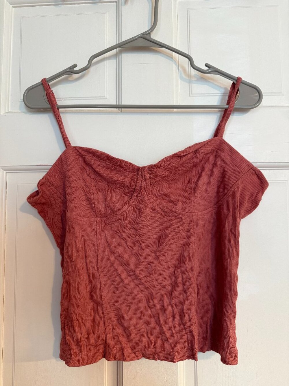 Lulus Ribbed Bustier Tank Top